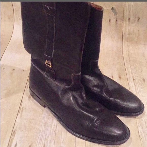 Gucci Other - Reduced GUCCI Italian leather boots size 11-44.5